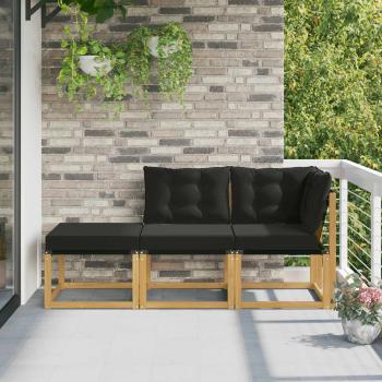 ARDEBO.de - 3 stk. Sectional Sofa Einheiten Weiß
