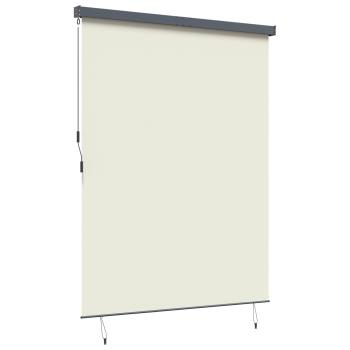 Rollo Creme 200 x 250 cm Stoff und Aluminium