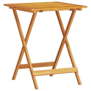 Klapp Bistro Set 3 stk. Braun Massivholz Akazie