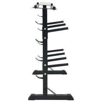 Hantel Rack Schwarz 99 x 45 x 95,5 cm Pulverbeschichteter Stahl