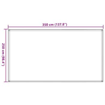 Zeltteppich 250x350 cm Taupe