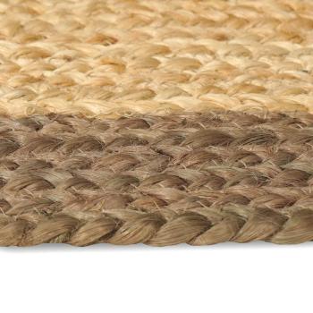Bereichsteppich Grau 60 x 110 cm Jute