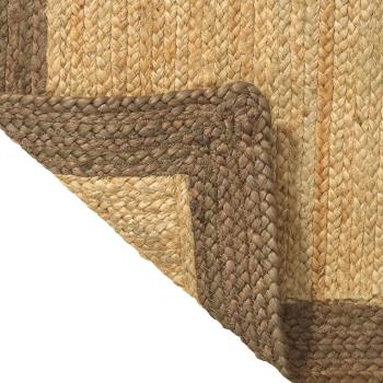 Bereichsteppich Grau 100 x 200 cm Jute