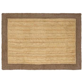 ARDEBO.de - Bereichsteppich Grau 120 x 170 cm Jute