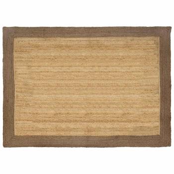 ARDEBO.de - Bereichsteppich Grau 240 x 340 cm Jute
