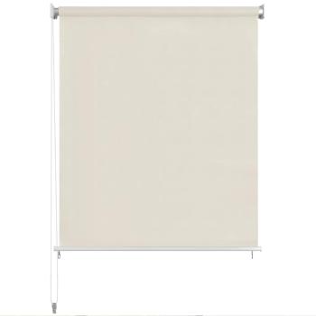 Außenrollo 105 (B)x140 (H) cm Cremeweiß