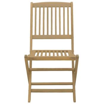 Klappst?hle, 6 St?ck, 48,5 x 57 x 90 cm, Massivholz Akazie