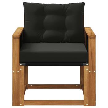 Outdoor Mittelsofa Massivholz Akazie Natur