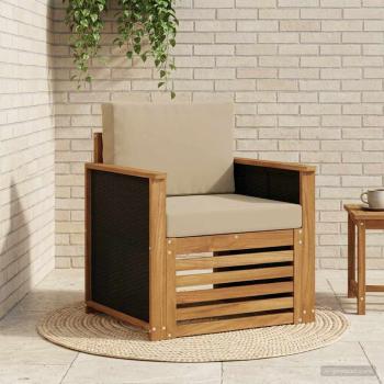 ARDEBO.de - Outdoor Mittelsofa Natur