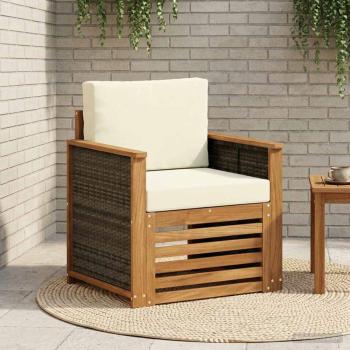 ARDEBO.de - Outdoor Mittelsofa Natur