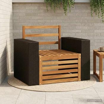 ARDEBO.de - Outdoor Mittelsofa Natur