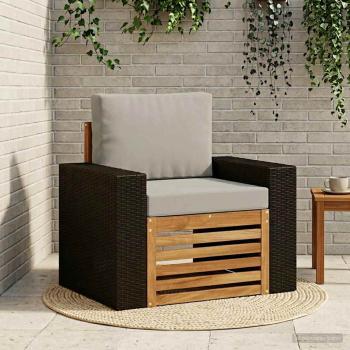ARDEBO.de - Outdoor Mittelsofa Natur