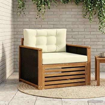 ARDEBO.de - Outdoor Mittelsofa Natur