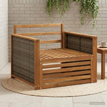 ARDEBO.de - Outdoor Mittelsofa Natur