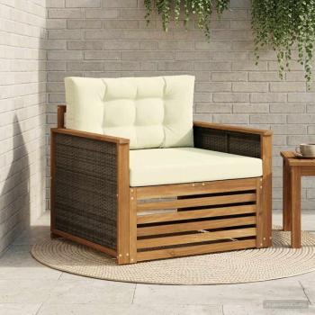 ARDEBO.de - Outdoor Mittelsofa Natur
