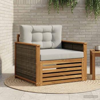 ARDEBO.de - Outdoor Mittelsofa Natur