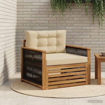 ARDEBO.de - Outdoor Mittelsofa Natur