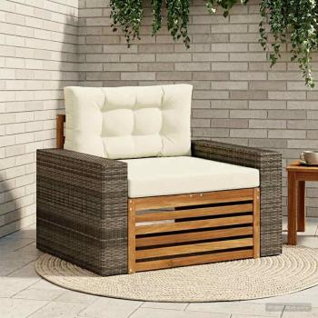 ARDEBO.de - Outdoor Mittelsofa Natur