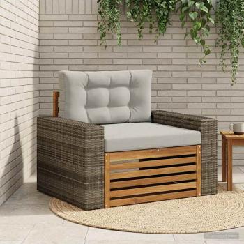 ARDEBO.de - Outdoor Mittelsofa Natur