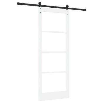 Schiebetür ORKDAL Weiß und Schwarz 83 x 211 cm