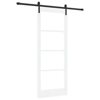 Schiebetür ORKDAL Weiß und Schwarz 83 x 211 cm