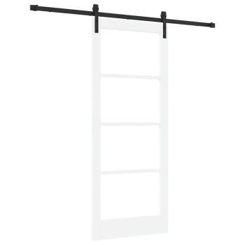 Schiebetür ORKDAL Weiß und Schwarz 83 x 202 cm