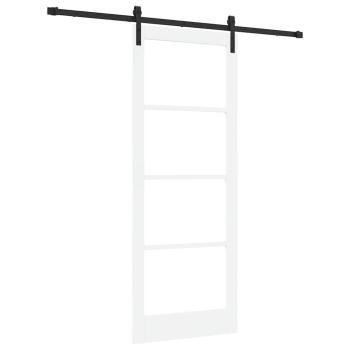 Schiebetür ORKDAL Weiß und Schwarz 83 x 211 cm