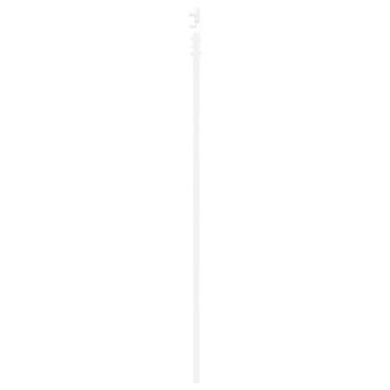 Schiebetür ORKDAL Weiß 83 x 211 cm Massivholz Kiefer und Glas