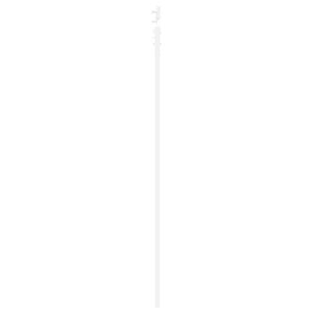 Schiebetür ORKDAL Weiß 83 x 211 cm Massivholz Kiefer und Glas