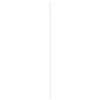 Schiebetür ORKDAL Weiß 83 x 211 cm Massivholz Kiefer und Glas