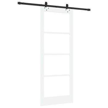 Schiebetür ORKDAL Weiß und Schwarz 83 x 211 cm