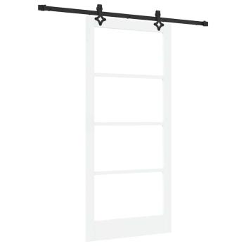 Schiebetür ORKDAL 93 x 202 cm Massivholz Kiefer und Glas