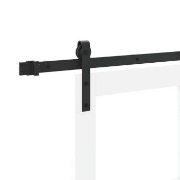 Schiebetür ORKDAL Weiß und Schwarz 93 x 232 cm