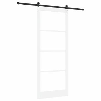 Schiebetür ORKDAL Weiß und Schwarz 93 x 232 cm