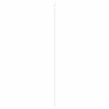 Schiebetür ORKDAL 93 x 232 cm Massivholz Kiefer und Glas Weiß