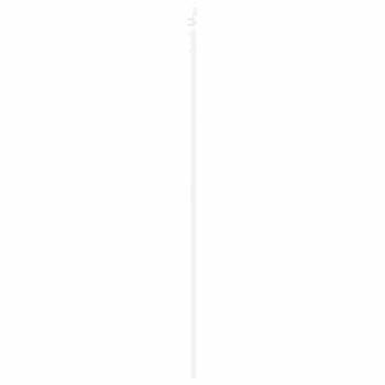 Schiebetür ORKDAL Weiß 93 x 232 cm Massivholz Kiefer und Glas