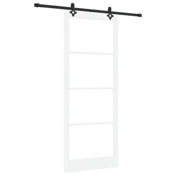 Schiebetür ORKDAL Weiß und Schwarz 93 x 232 cm