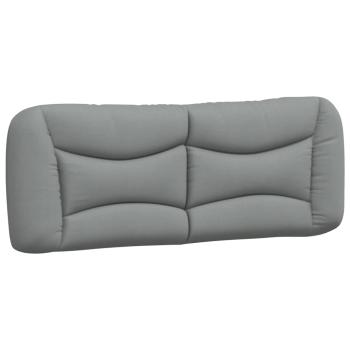Kopfteil-Kissen "Hvar" Hellgrau 137 cm Stoff