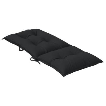 Set Hochlehner-Stuhlkissen 6 stk. Polyester Melange Schwarz