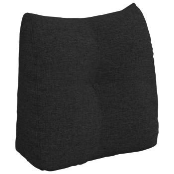 Rücken Kissen Schwarz 45 x 24 x 50 cm Stoff