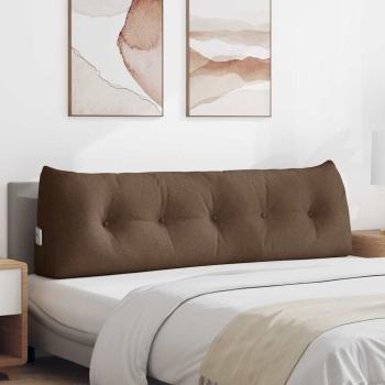ARDEBO.de - Rücken Kissen Braun 160 x 24 x 50 cm Stoff