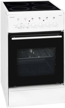 ARDEBO.de Exquisit ECM 5-4 EEK: A Elektro-Standherd, 49cm breit, Glaskeramikfeld, Umluft, Grill, Weiß