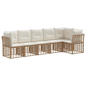 Gartensofa-set Poly-Rattan