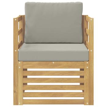 Outdoor-Sofagarnitur Polyester Weiß