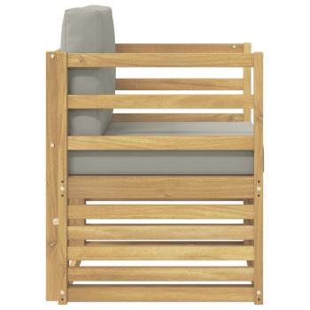 Outdoor-Sofagarnitur Polyester Weiß