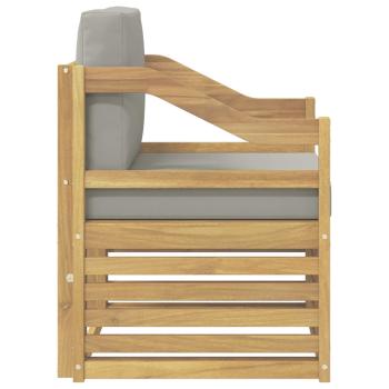 Outdoor-Sofagarnitur Polyester Weiß