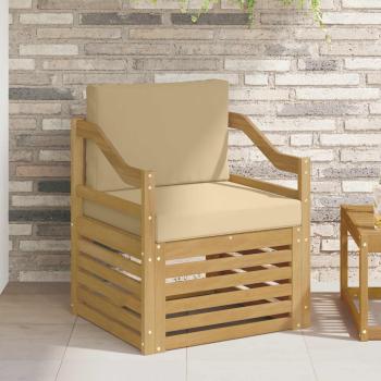 ARDEBO.de - Outdoor-Sofagarnitur Polyester Weiß