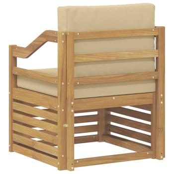 Outdoor-Sofagarnitur Polyester Weiß