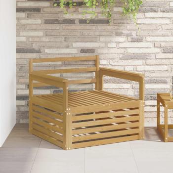 ARDEBO.de - Outdoor-Sofa Massivholz Akazie Weiß