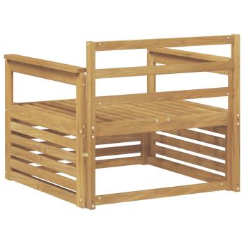 Outdoor-Sofa Massivholz Akazie Weiß